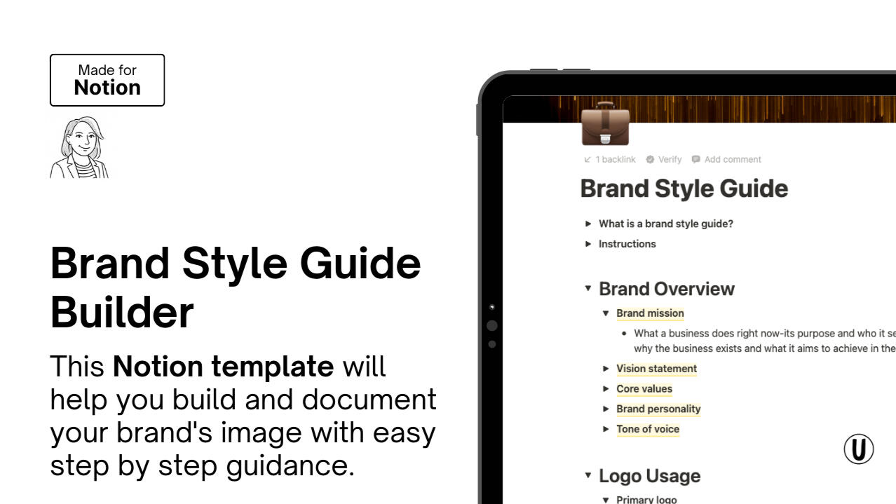 DIY Brand Style Guide | Notion Template