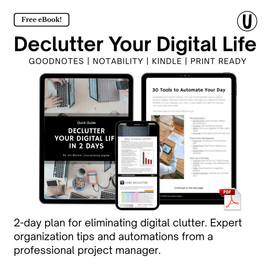Declutter Your Digital Life | Free eBook