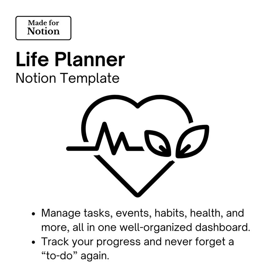 Life Planner | Notion Template